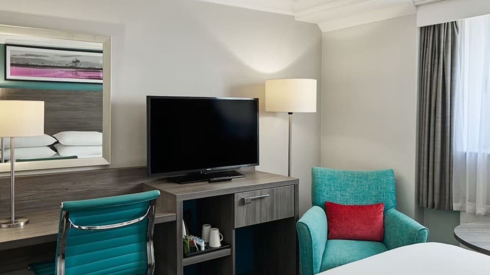 Work space at Leonardo Hotel Middlesbrough.