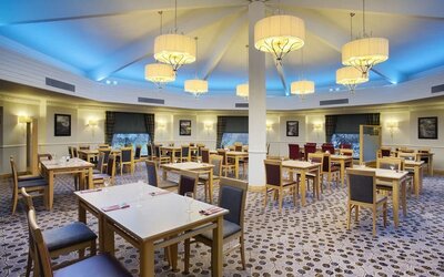 Dining room at Leonardo Hotel Inverness.