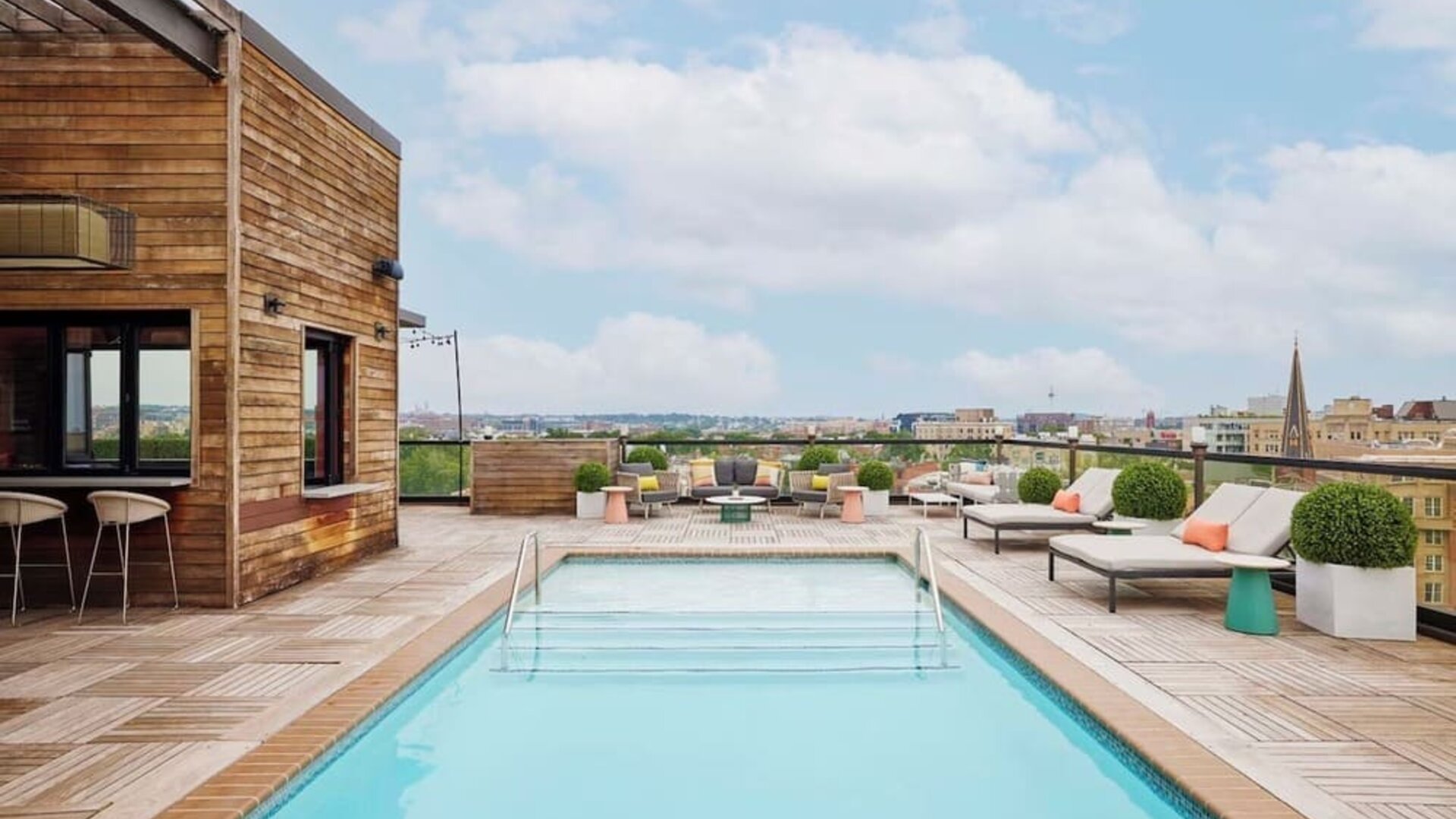 Outdoor pool at Viceroy Washington DC.