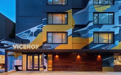 Hotel exterior at Viceroy Washington DC.