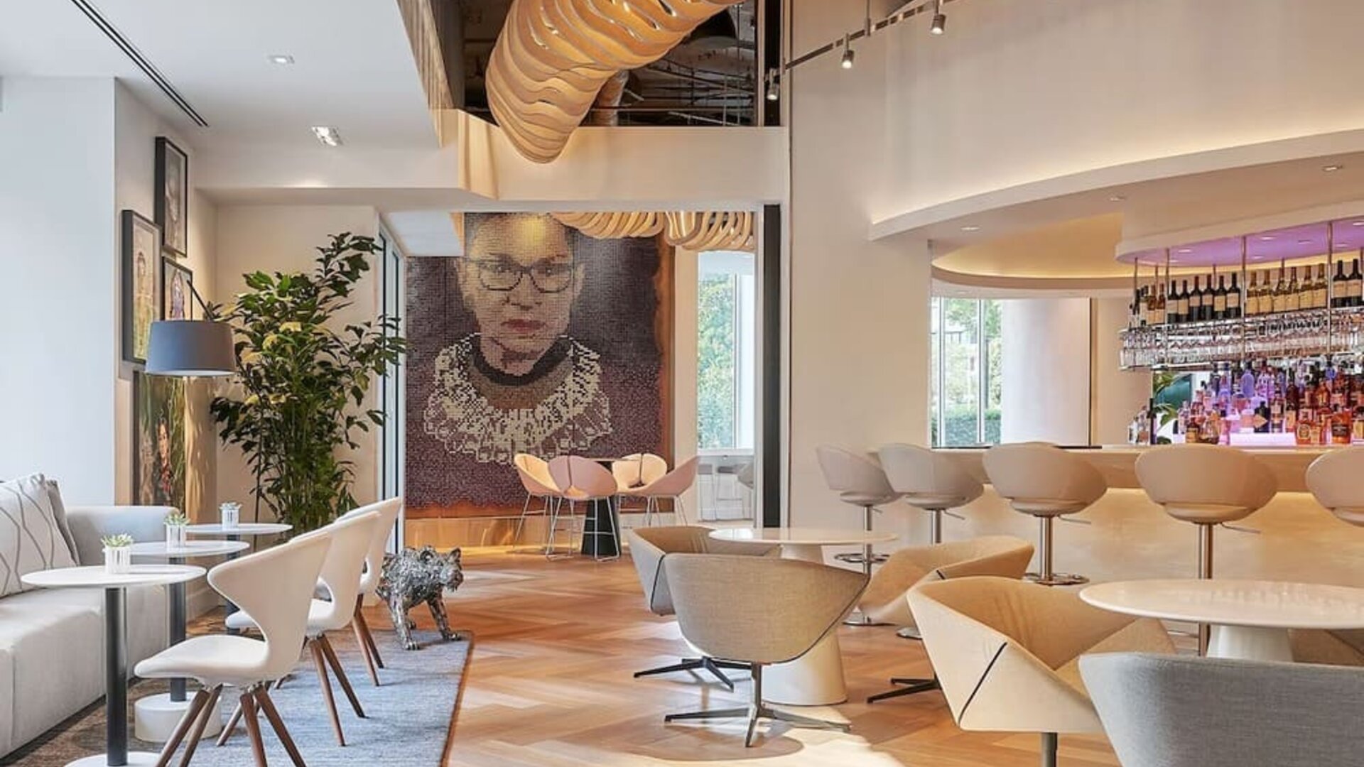 Dining room at Hotel Zena Washington DC.