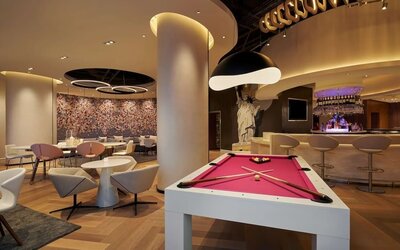 Game room at Hotel Zena Washington DC.