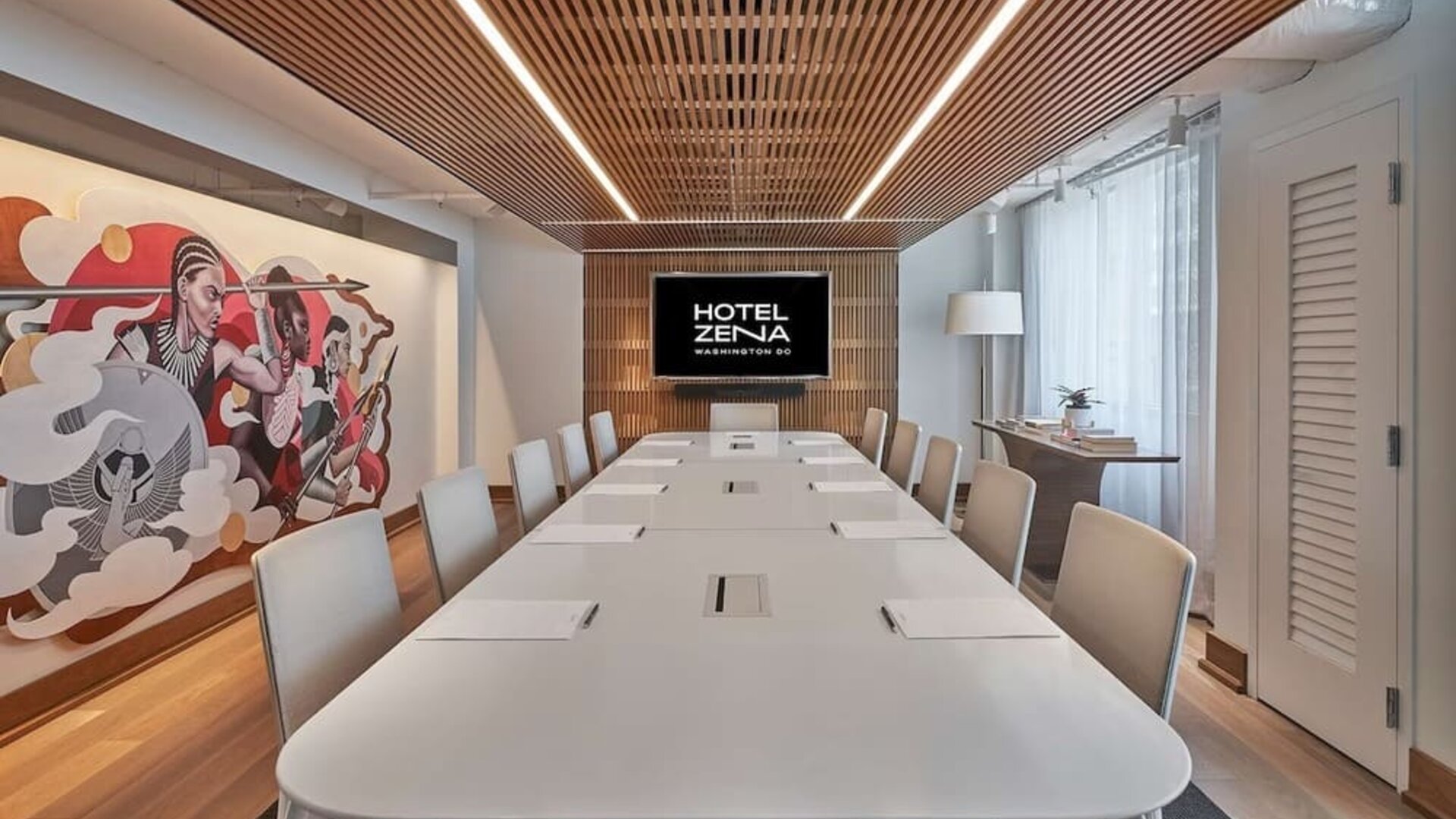 Meeting room at Hotel Zena Washington DC.
