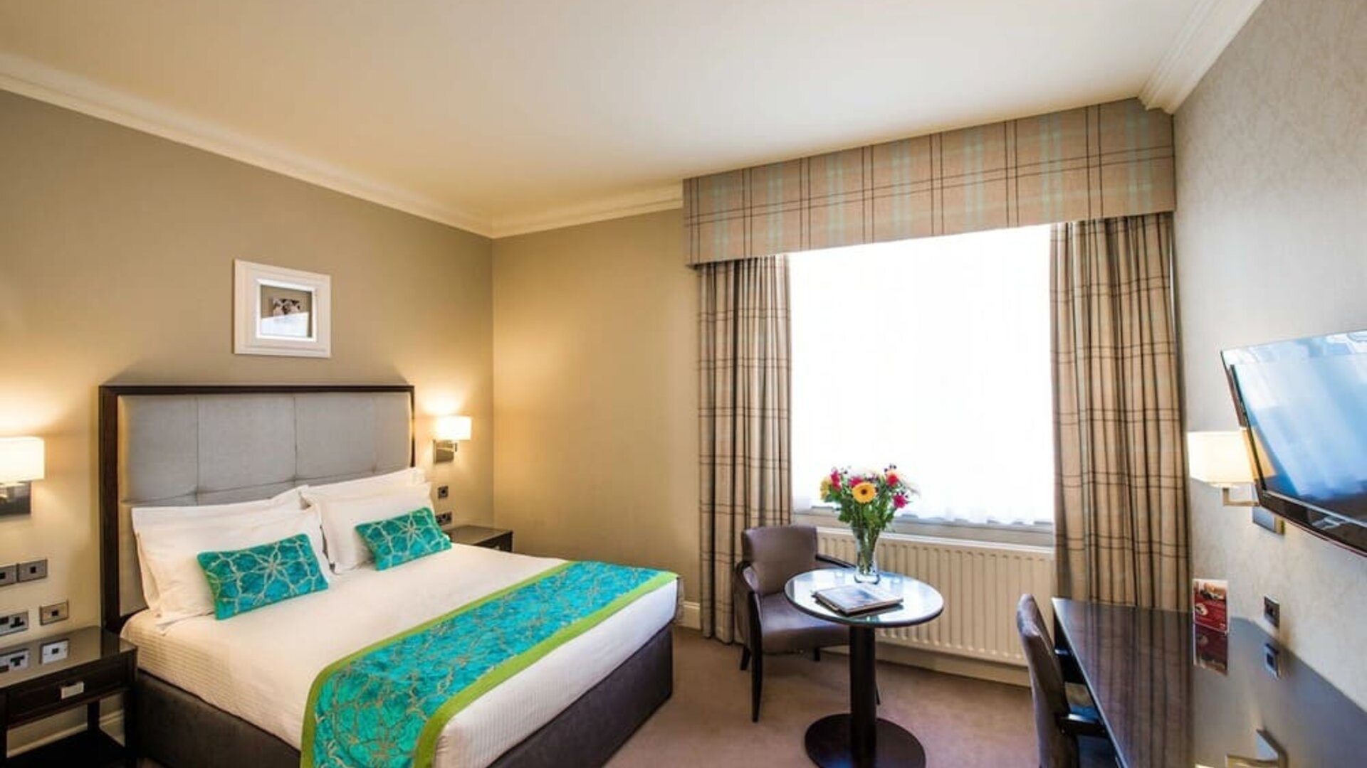 Day use room with work desk at Leonardo Hotel Edinburgh City.