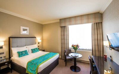 Day use room with work desk at Leonardo Hotel Edinburgh City.