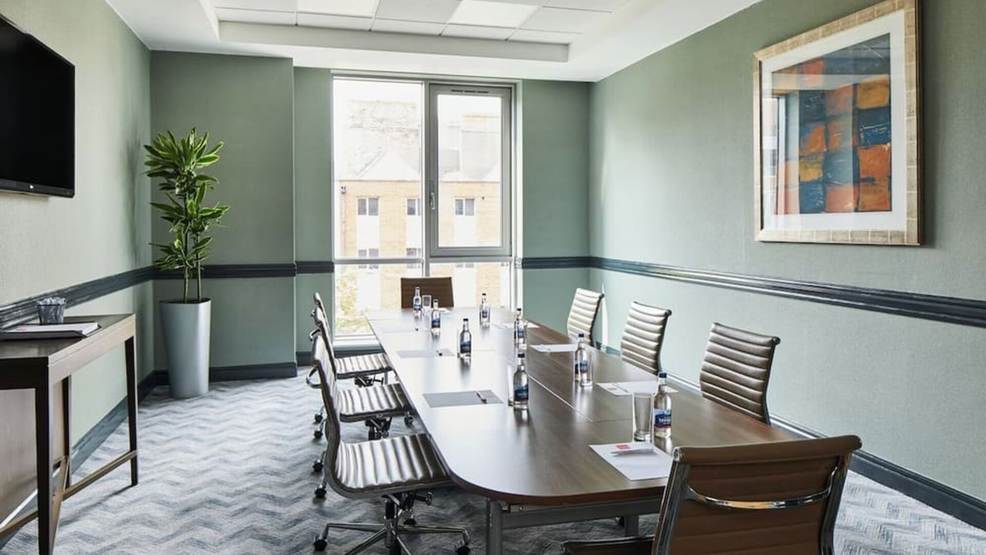 Meeting room at Leonardo Hotel Dublin Parnell Street.