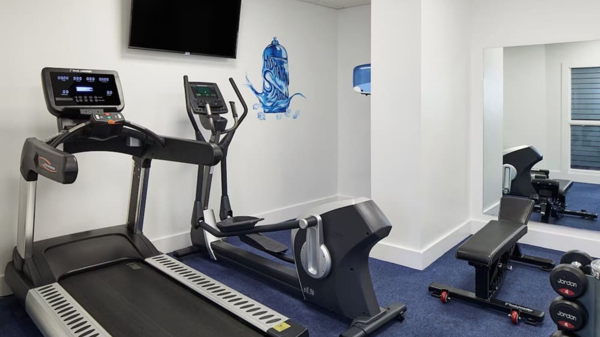 Hotel Gym at Leonardo Hotel Dublin Parnell Street.