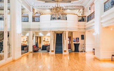 Dance studio with high ceilings available at The Dilly.  