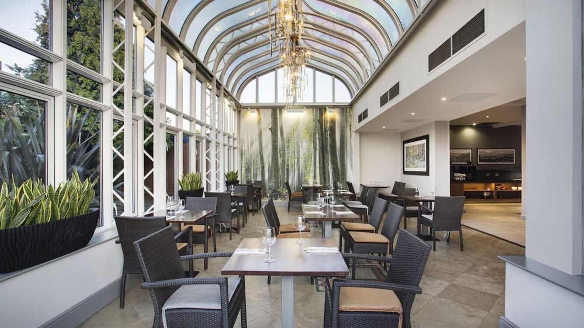 Dining room at Leonardo Hotel East Midland Airport.