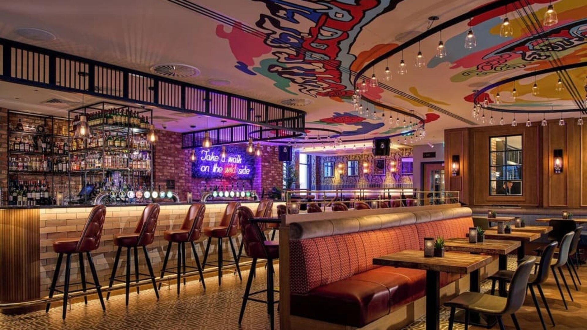 Hotel bar at NYX Dublin Christchurch.