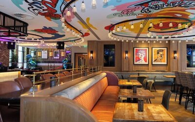 Hotel dining room at NYX Dublin Christchurch.