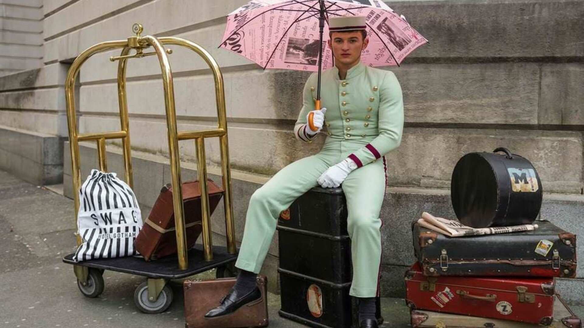 Porter/bellhop available at Hotel Gotham. 