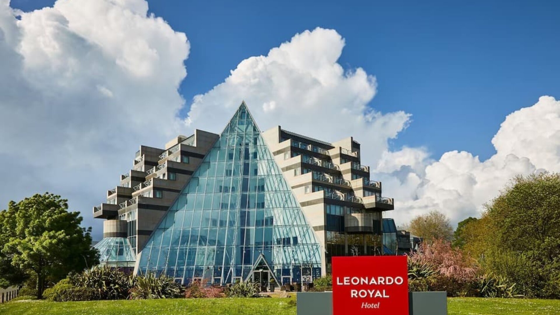 Hotel exterior at Leonardo Hotel Southampton Grand Harbour.