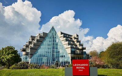 Hotel exterior at Leonardo Hotel Southampton Grand Harbour.
