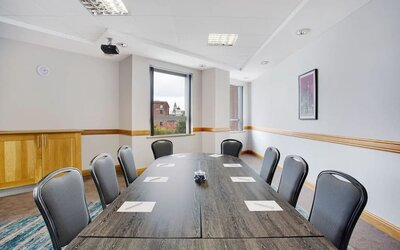 Professional meeting room at Leonardo Hotel Liverpool.