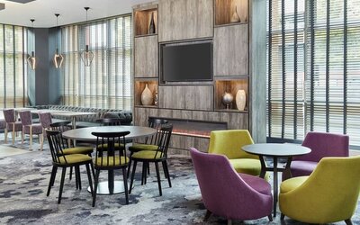 More seating available 
 perfect for coworking at Leonardo Hotel Sheffield.