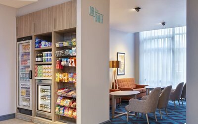 Snack bar at Leonardo Hotel Southampton.