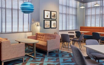 Cozy couches at Leonardo Hotel Southampton.