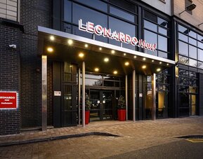 Hotel exterior street view at Leonardo Hotel Southampton.