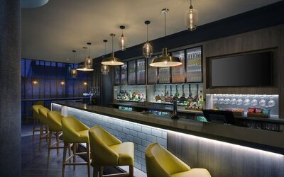 Hotel bar at Leonardo Hotel Swindon.