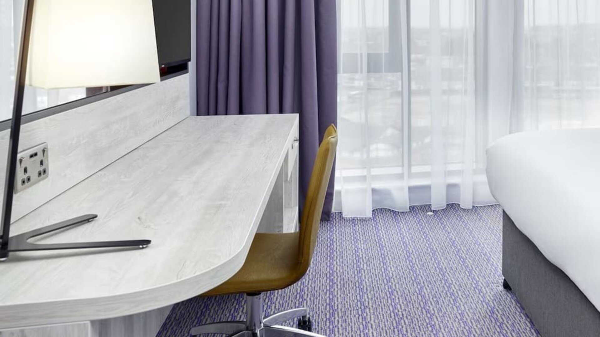 Day use room with work desk at Leonardo Hotel Swindon.