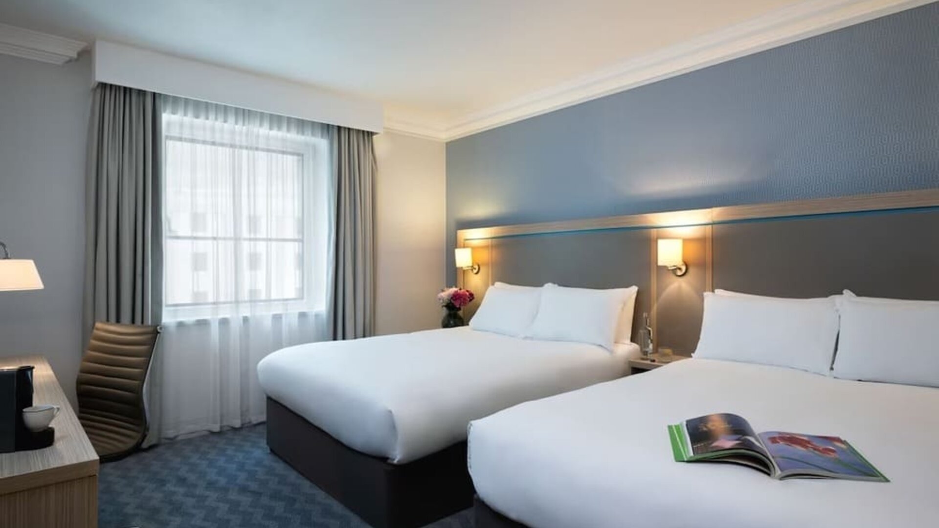 Double room at Leonardo Royal Hotel Brighton Waterfront.