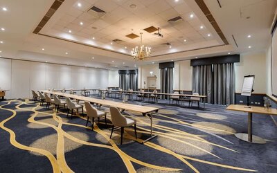 Spacious meeting or conference room at Hilton Northampton. 