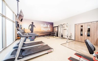 Fitness center available at Hampton By Hilton Blackpool. 