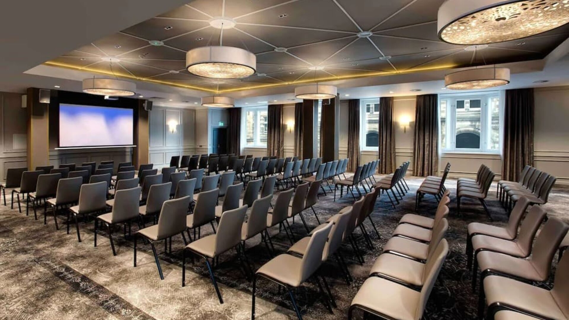 Conference room at Hilton Edinburgh Carlton.