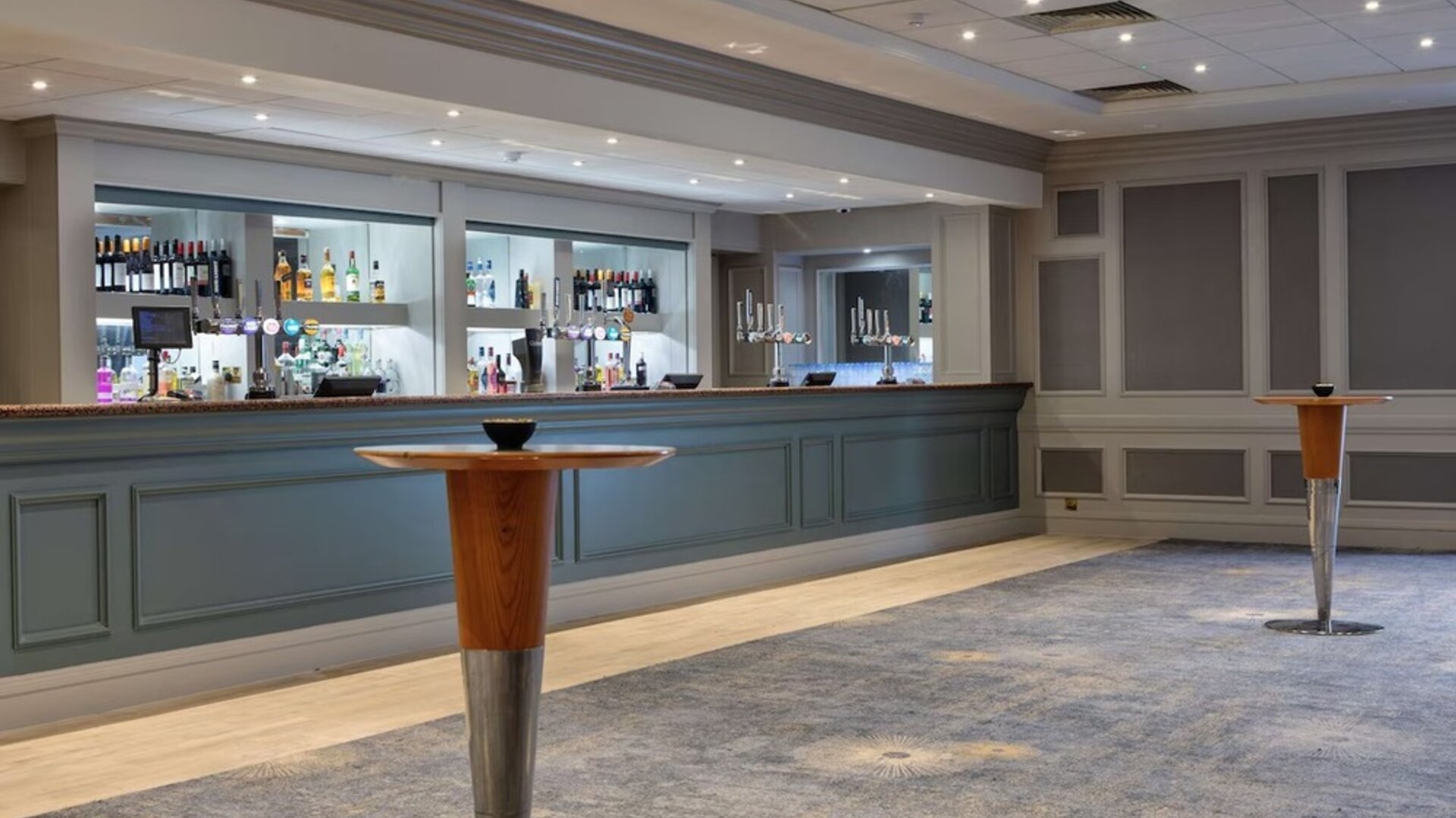 Hotel bar at DoubleTree By Hilton Stoke On Trent.