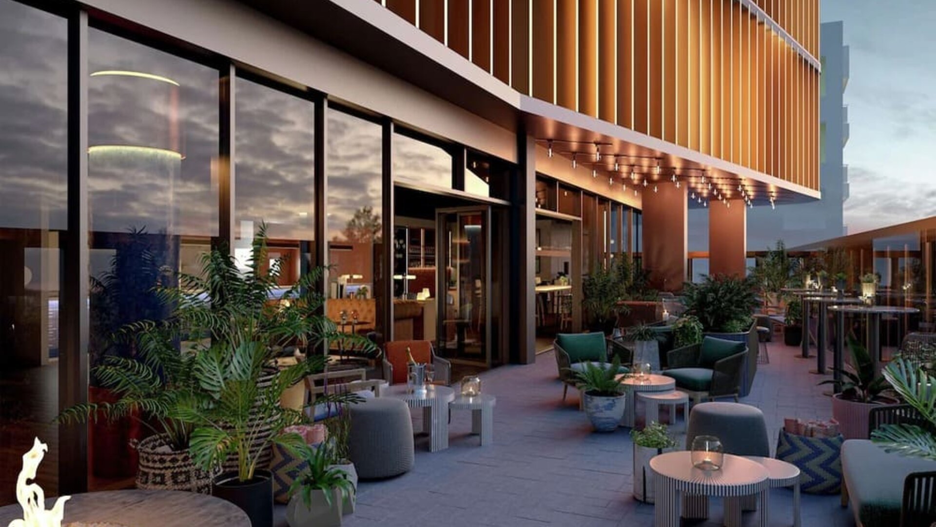 Terrace/patio at The Gantry London, Curio Collection By Hilton.