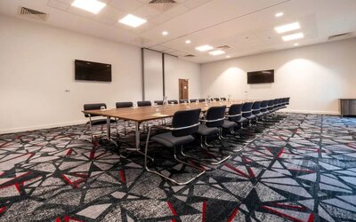 Professional meeting room at Hilton Garden Inn Birmingham Airport.