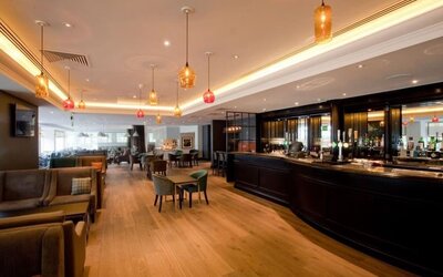 Hotel bar at DoubleTree By Hilton Coventry.