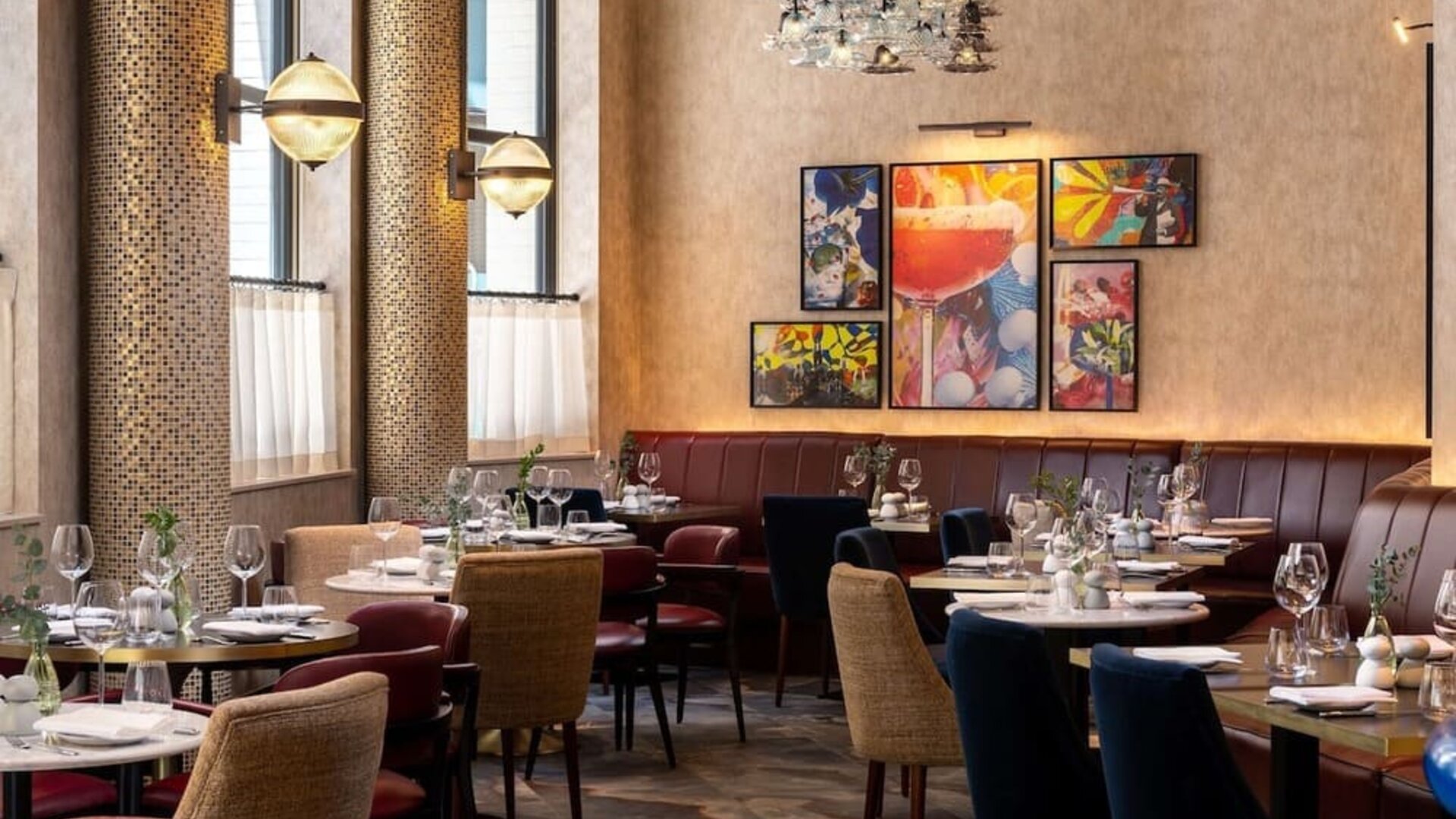 Dining area perfect for coworking at Lost Property St. Paul's London, Curio Collection By Hilton.