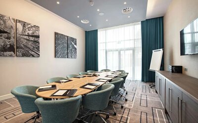 Professional meeting room at Hilton Garden Inn Abingdon Oxford.