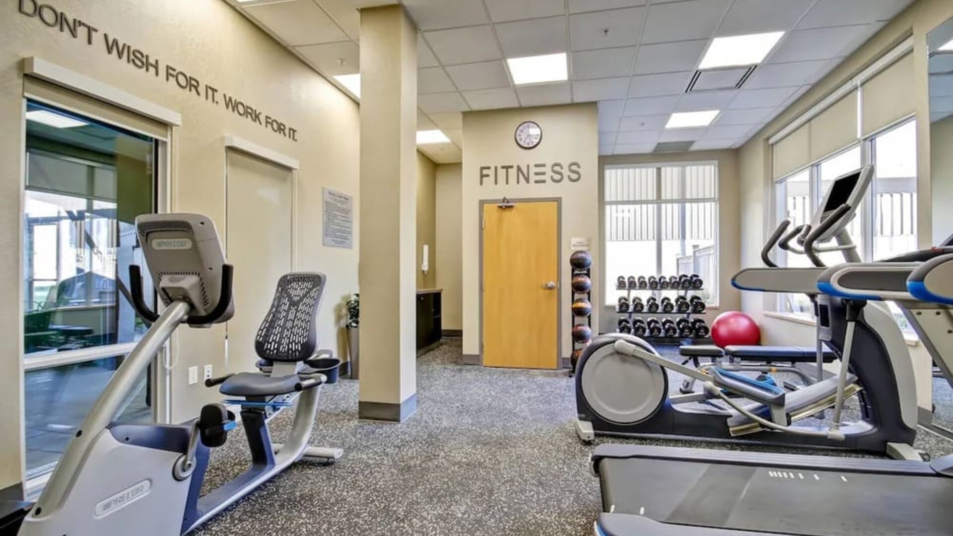 Fitness center available at Fairfield By Marriott Guelph.