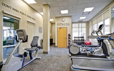 Fitness center available at Fairfield By Marriott Guelph.