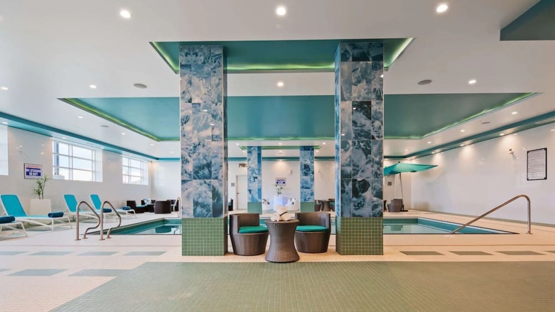 Relaxing indoor pool at Executive Residency By Best Western.