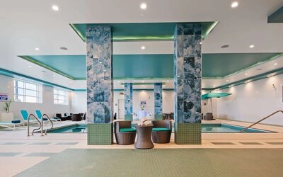 Relaxing indoor pool at Executive Residency By Best Western.