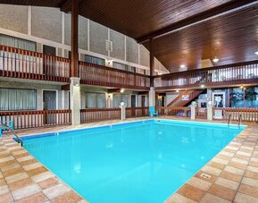 Indoor swimming pool at Days Inn Vernon.