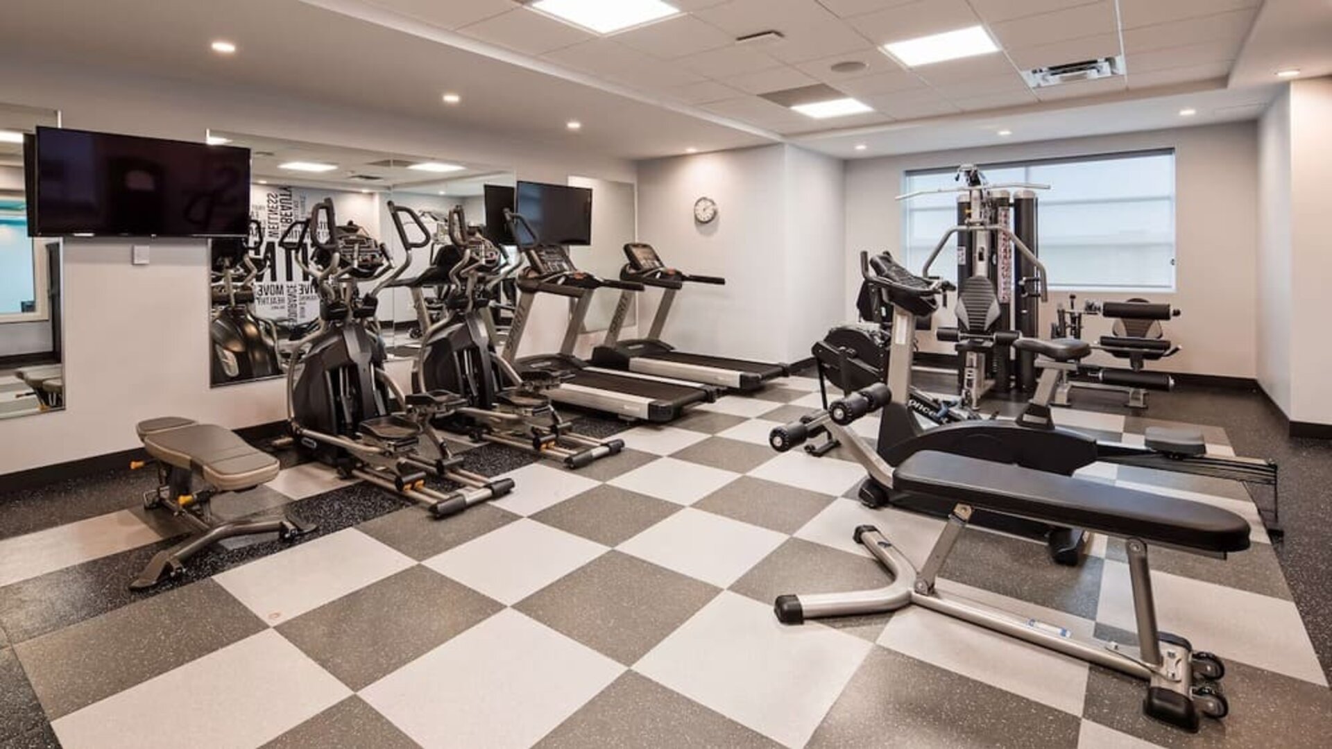Fitness center fully equipped at Executive Residency By Best Western.