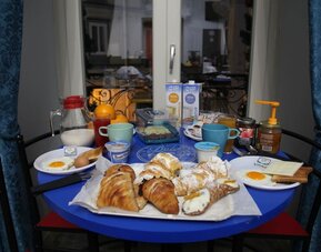 Breakfast at Dolce Vita Rooms & Breakfast.