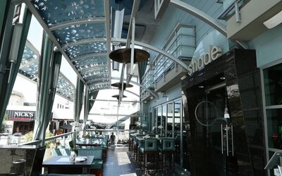 Terrace perfect for coworking at Shade Hotel Manhattan Beach.