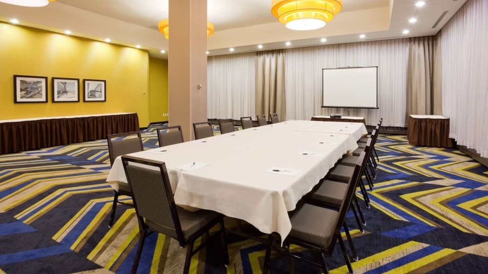 Professional meeting room at The Hollis Halifax - A DoubleTree Suites By Hilton.