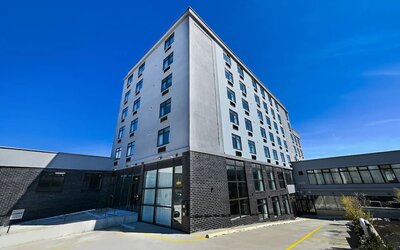 Hotel exterior at Ly New York Hotel.