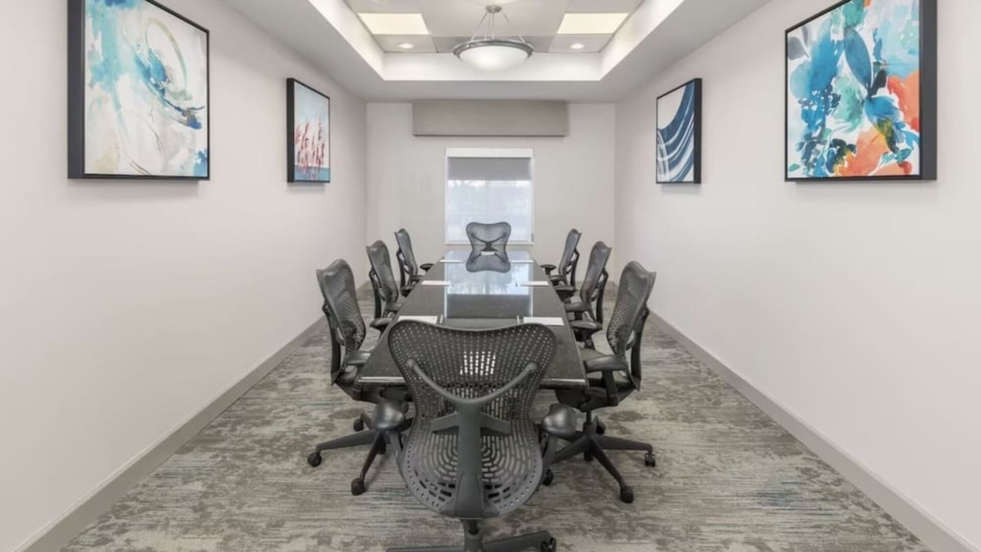 Meeting room at Hilton Garden Inn Boca Raton.