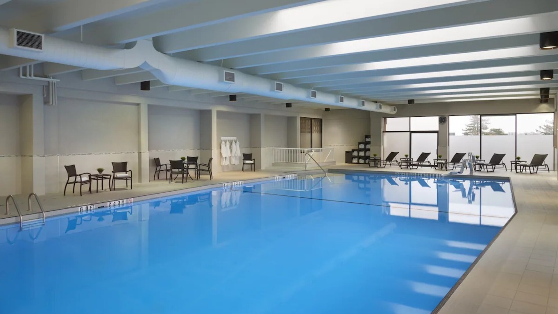 Relaxing indoor pool at Holiday Inn Toronto International Airport.