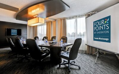 Professional meeting room at Four Points By Sheraton Toronto Mississauga.