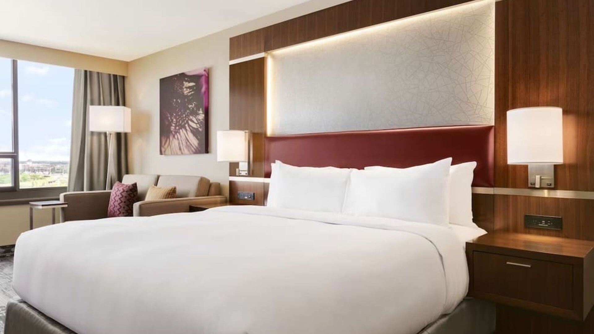 Day use room at DoubleTree By Hilton Hotel Toronto Airport West.