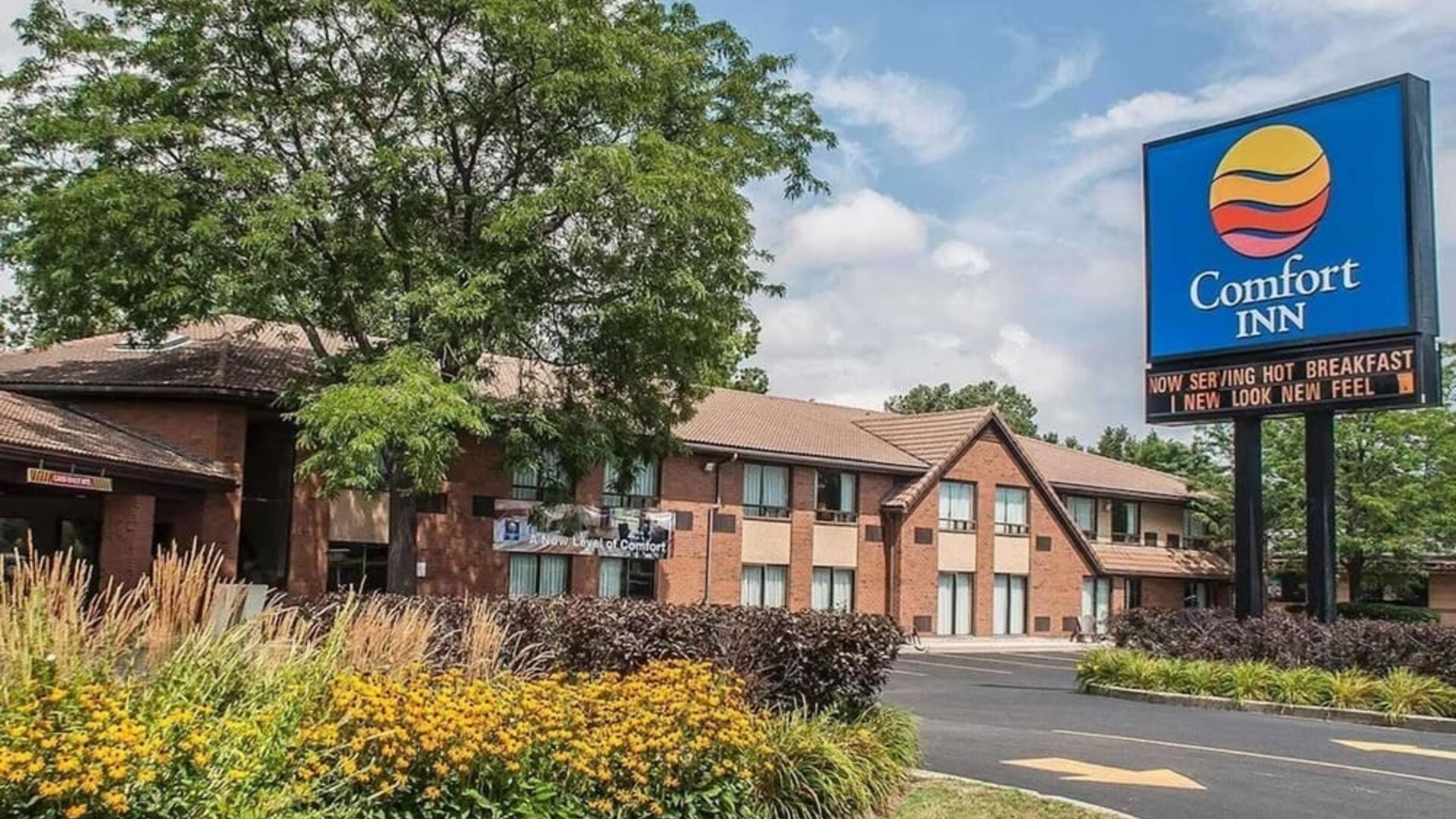 Hotel exterior at Comfort Inn Simcoe.